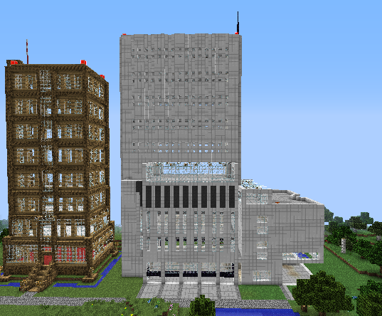 ビル マイクラ 高層 【マイクラ】ホテルと商業施設の複合ビルを作る2/2・ホテル編